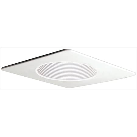 Elco Lighting 4 Square Trim with Phenolic Baffle" EL2993B